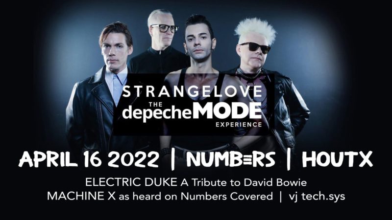 STRANGELOVE : The Depeche Mode Experience - Numbers